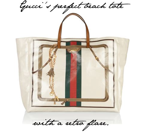 gucci beach tote bag
